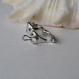 925 Silver Pearl Enhancer Clasp Necklace Charm Findings