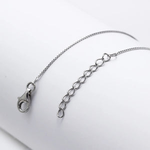 925 Silver Pendant Necklace Crystal Charm Suspension Pretty Pendants for Women