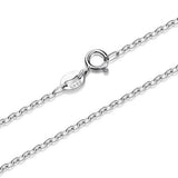 925 Silver Snowflake Pendant Necklace Sparkly CZ 40/45cm O Chain