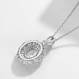 925 Silver Necklaces For Women Wedding Anniversary Fine Jewelry