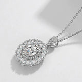 925 Silver Necklaces For Women Wedding Anniversary Fine Jewelry