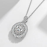 925 Silver Necklaces For Women Wedding Anniversary Fine Jewelry