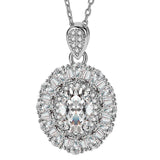 925 Silver Necklaces For Women Wedding Anniversary Fine Jewelry
