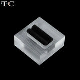 Acrylic Bague Jewellery Showcase Ring Stand Display Holder Tray Case