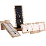 Bamboo Jewelry Display Stand Necklace Bracelet Holder