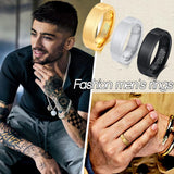 Solid Tungsten Carbide Engagement Wedding Rings for Men