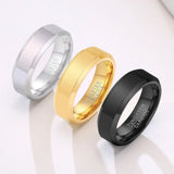 Solid Tungsten Carbide Engagement Wedding Rings for Men