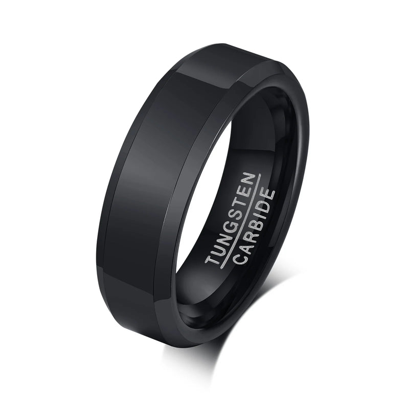 Solid Tungsten Carbide Engagement Wedding Rings for Men