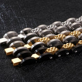 Stainless Steel 11MM Man Bracelet Watch Strap Arm Jewelry
