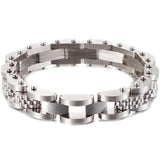 Stainless Steel 11MM Man Bracelet Watch Strap Arm Jewelry