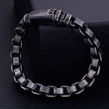 Stainless Steel Men Bracelet 9MM Chain Link Friendship Jewelry