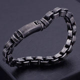 Stainless Steel Men Bracelet 9MM Chain Link Friendship Jewelry