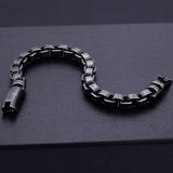 Stainless Steel Men Bracelet 9MM Chain Link Friendship Jewelry