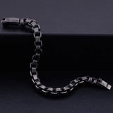 Stainless Steel Men Bracelet 9MM Chain Link Friendship Jewelry
