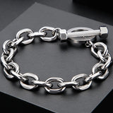 Stainless Steel Men's Hand Band Bracelet Homme Man Bangles Male Jewelry