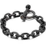 Stainless Steel Men's Hand Band Bracelet Homme Man Bangles Male Jewelry