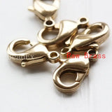 Solid Brass 12mm Lobster Clasp