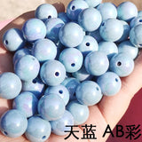Acrylic Heart Beads 4*7mm Flat Coin Round Shape 500pcs