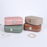 Portable Jewelry Box for Women, Necklace Ring Earring Bracelet Storage