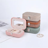 Portable Jewelry Box for Women, Necklace Ring Earring Bracelet Storage