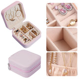 Solid Jewelry Organizer Display Storage Travel Case Holder