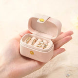 Mini Square Clamshell Earring Ring Box
