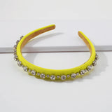 Satin Headbands with Rhinestone Hair Bands Wedding Headwear