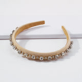 Satin Headbands with Rhinestone Hair Bands Wedding Headwear