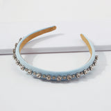 Satin Headbands with Rhinestone Hair Bands Wedding Headwear