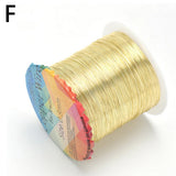 Colorfast Copper Beading Wire 0.2-1.0mm