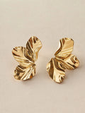 Elegant Flower Stud Earrings