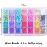 Glass Rice Bead Loose Bead Tassel Set