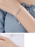 925 Silver Party Bracelet with 1ct Diamond for Women