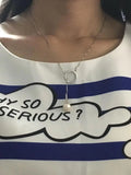S925 Lariat Necklace Setting DIY Toggle Necklace Mounting