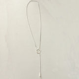 S925 Lariat Necklace Setting DIY Toggle Necklace Mounting