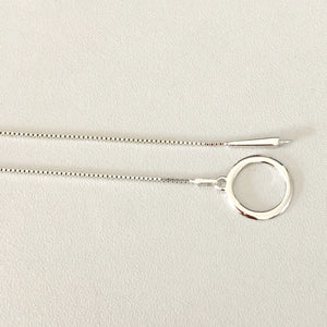 S925 Lariat Necklace Setting DIY Toggle Necklace Mounting