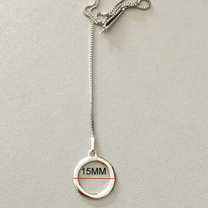S925 Lariat Necklace Setting DIY Toggle Necklace Mounting
