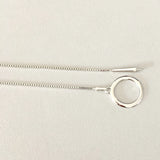S925 Lariat Necklace Setting DIY Toggle Necklace Mounting