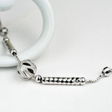925 Silver Anklet Round Bead Scrub Anklet