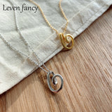 925 Silver Knot Pendant Necklace for Women