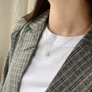 925 Silver Knot Pendant Necklace for Women