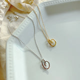 925 Silver Knot Pendant Necklace for Women