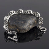 Stainless Steel Skulls Ghost Chain Bracelet Men Masculine Halloween Jewelry