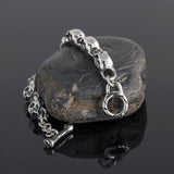 Stainless Steel Skulls Ghost Chain Bracelet Men Masculine Halloween Jewelry