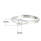 Sterling Silver Oval Stone Adjustable Ring Blank