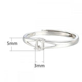 Sterling Silver Oval Stone Adjustable Ring Blank