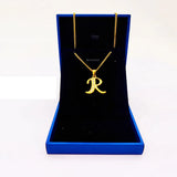 Titanium Alphabet Letter Pendant with Zircon DIY Jewelry Making