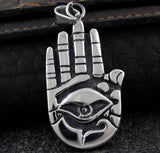 Titanium Stainless Steel HAMSA HAND Men's Pendant Gift