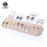 Wood Earring Rack Storage Jewelry Display Stand