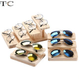 Multi-Layer Wooden Sunglasses Display Rack